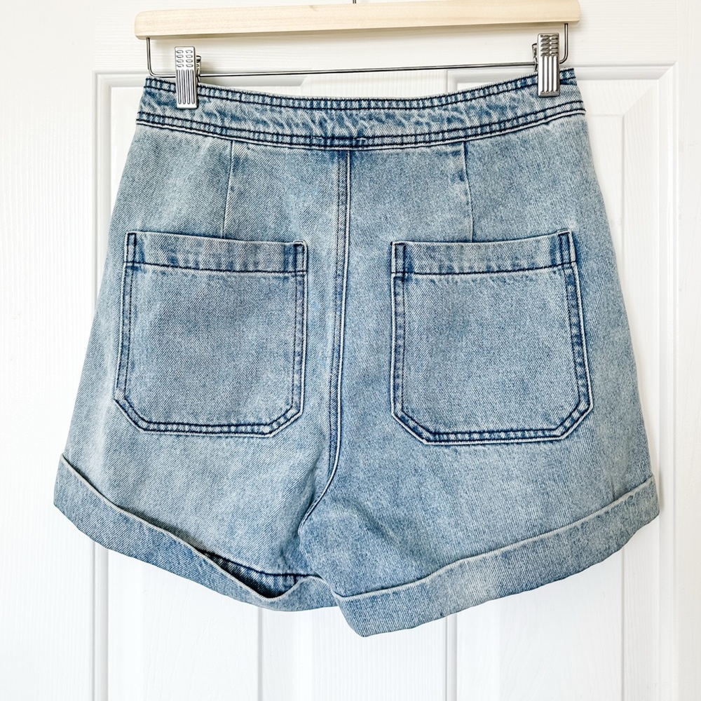 Every High-Waisted Denim Organic Cotton Women’s Shorts / Size 6 - Picture 7 of 9